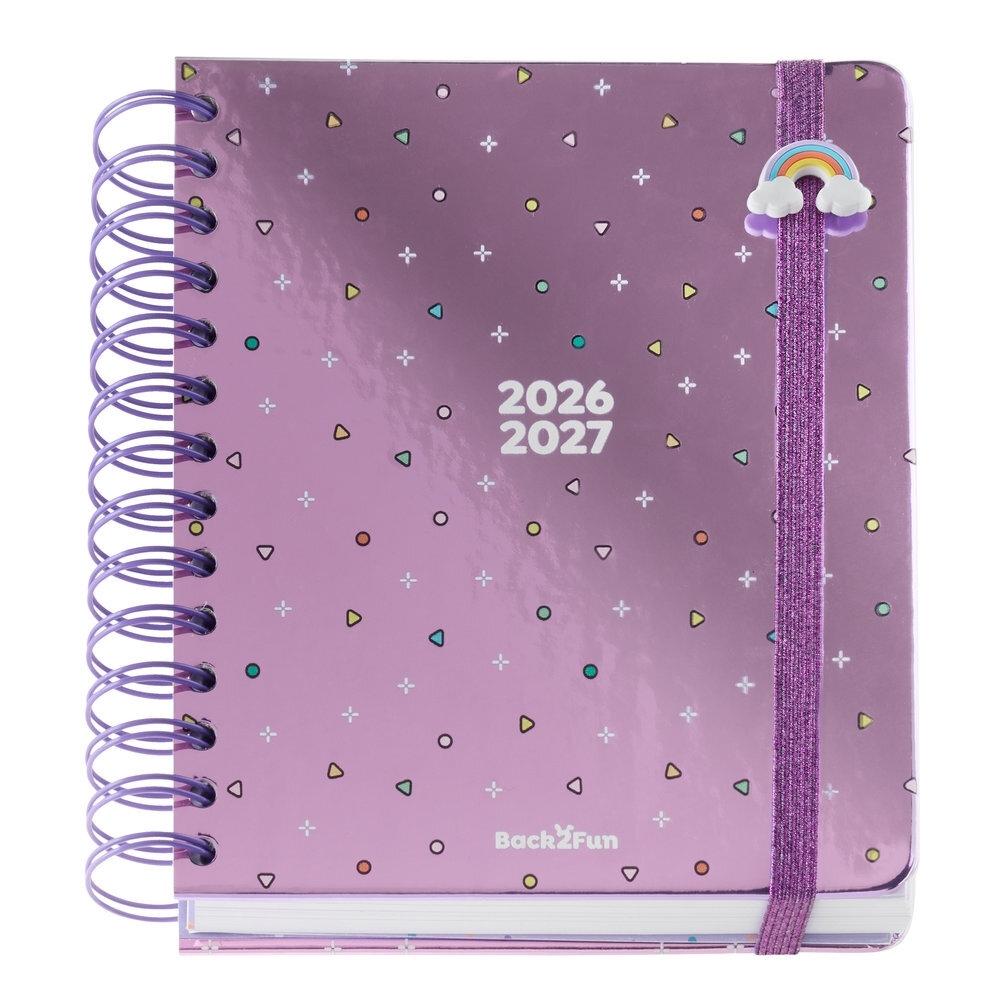 Agenda Miquelrius Escolar 2026-2027 155x180 Dia Pagina Back2Fun Arcoiris MR26968