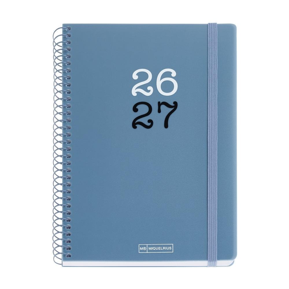 Agenda Miquelrius Escolar 2026-2027 150x213 Dia Pagina Plus College Azul MR21081