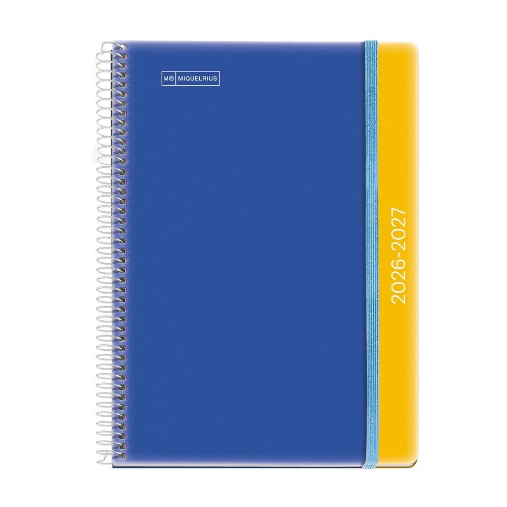 Agenda Miquelrius Escolar 2026-2027 150x213 Semana Vista Plus Duo Azul-Mostaza MR21087