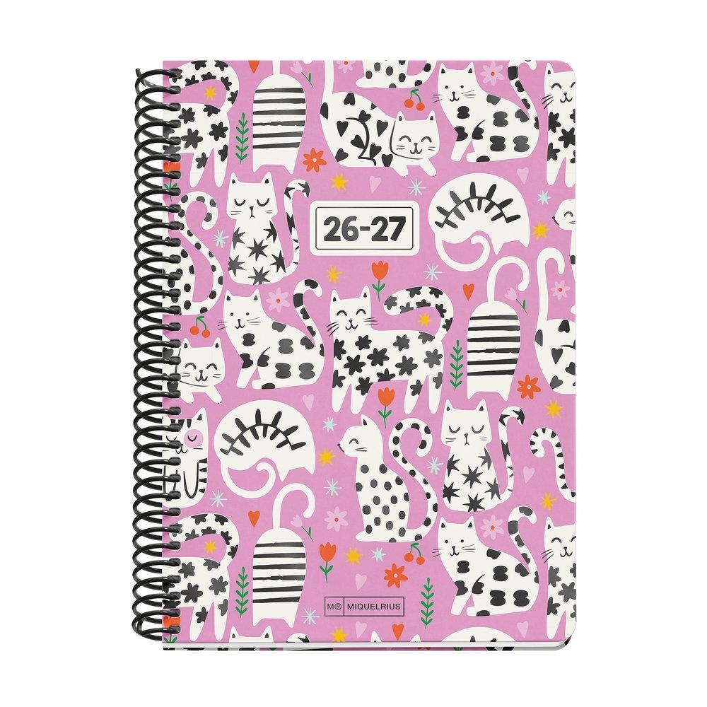 Agenda Miquelrius Escolar 2026-2027 150x213 Semana Vista Plus Junior Cats MR21035