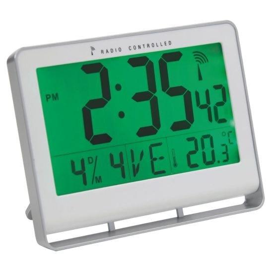 Reloj de pared o mesa digital Archivo 2000 controlado por radio ALHORLCDNEO GS