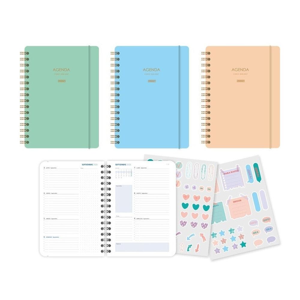Agenda escolar 2026-2027 Ingraf 333987 16 meses 4º tapa foam semana vista (No devolución)