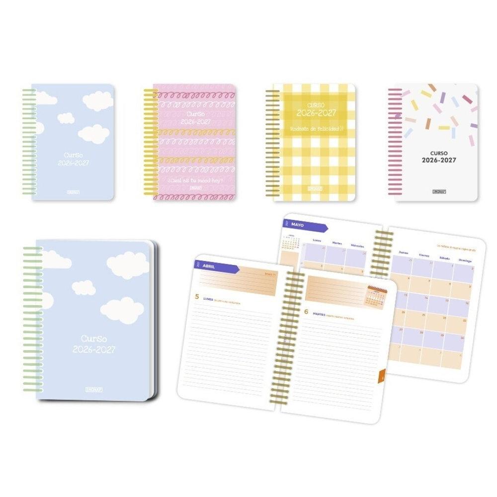 Agenda escolar 2026-2027 Ingraf 333979 Dreams 8º tapa plastico dia pagina (No devolución)