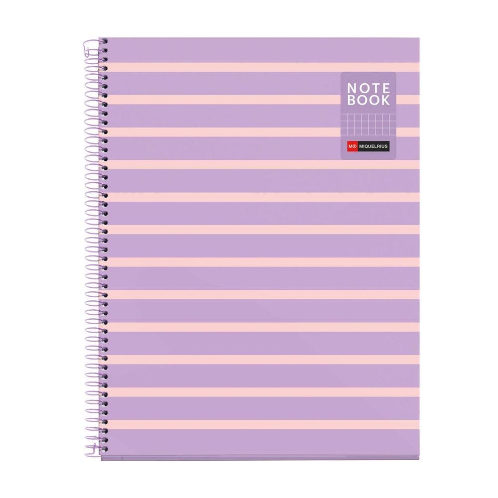 Block MiquelRius A4 80 hojas 5x5 90 gramos Between the lines Malva MR4514