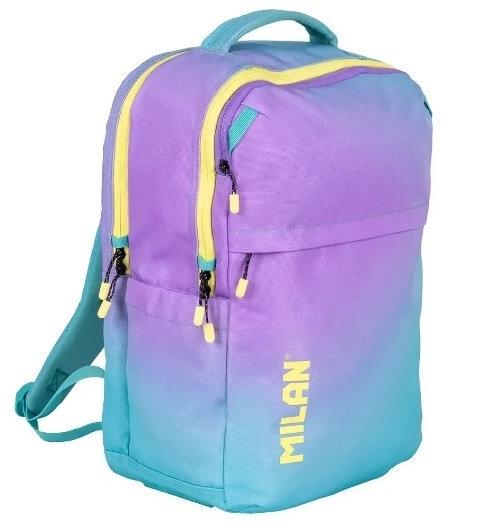 Mochila 5 cremalleras 45cm Sunset verde 624607SN26GR Milan