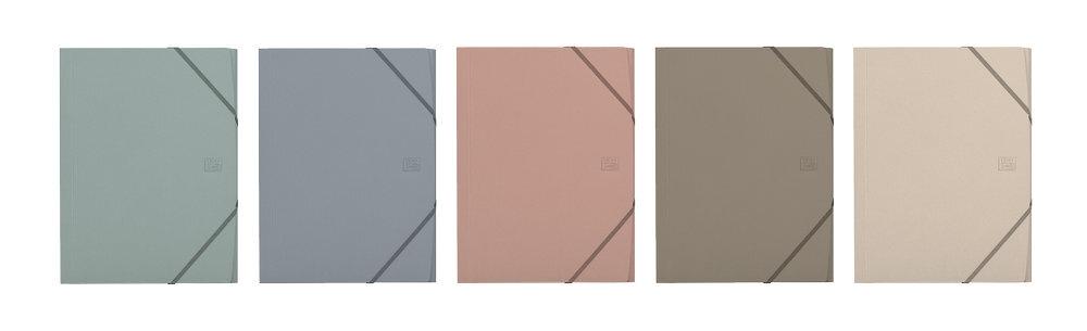 Carpeta de gomas con solapa Oxford 400207916 A4+ Forest 50% plastico reciclado