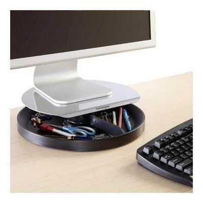 Soporte monitor Kensington Spin Station 2 giratorio con organizador escritorio