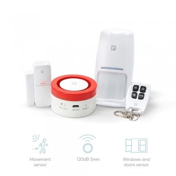 Kit de seguridad Garza Smart wifi 401280