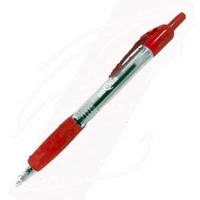 Boligrafo Dequa rojo retractil 040190 79392