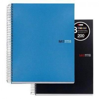 Cuaderno microperforado Note Book 8M  polipropileno Miquelrius