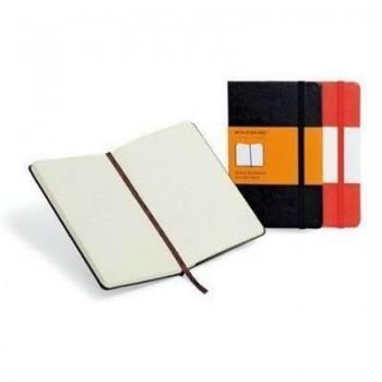 Cuaderno Classic Moleskine 13x21 tapa dura 240 páginas rayado Large negro