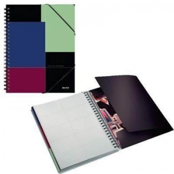 Cuaderno microperforado Leitz Executive Be Mobile PP 80h 80g 5x5 A4