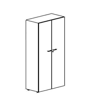 Armario Puertaws Completas Premier Melaminado 75x42x80cm 7090.8657